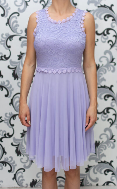 дамска рокля - лилава